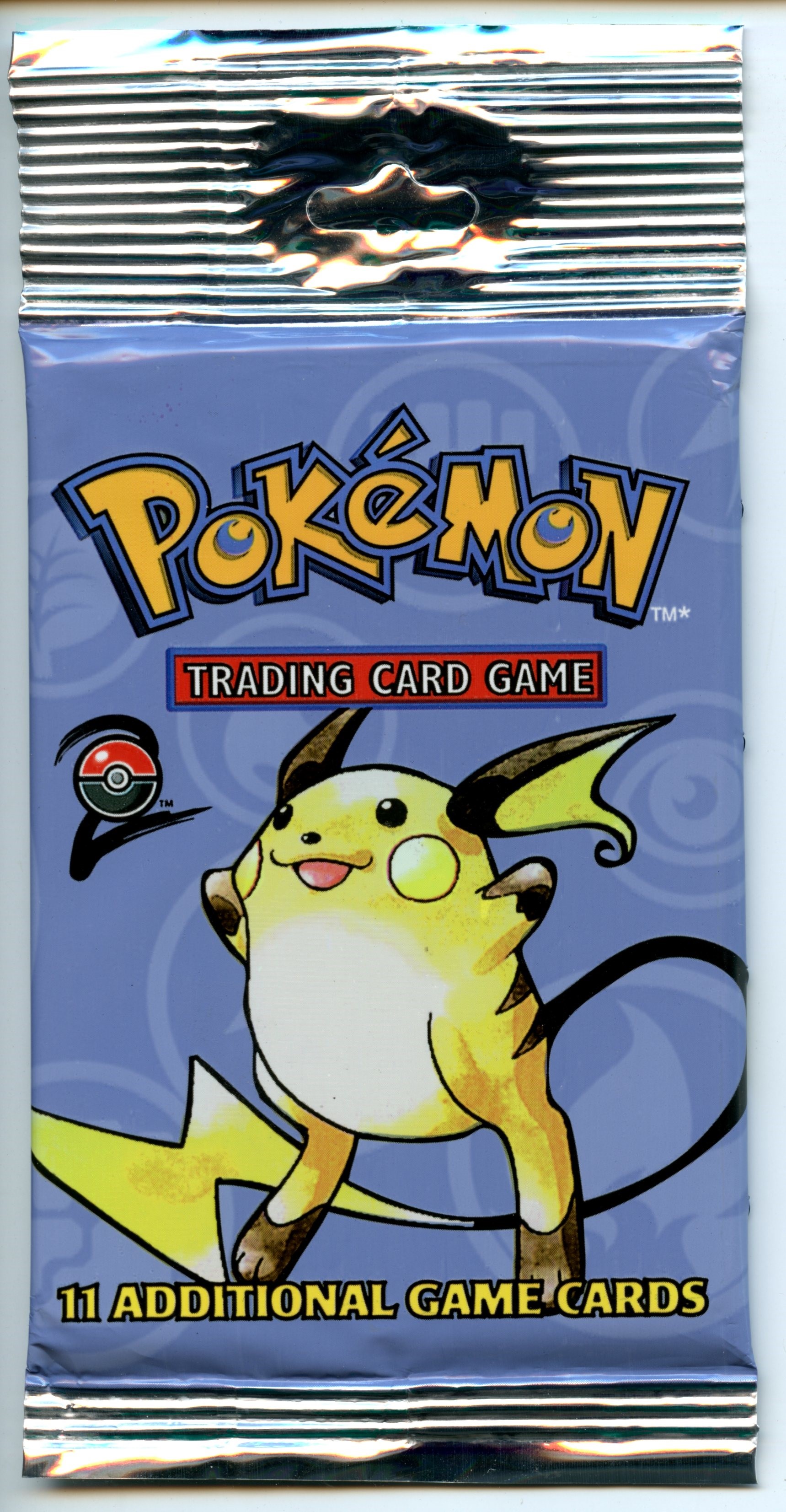 Pokemon TCG - Base Set 2 Booster Pack Long Crimp - Sealed 