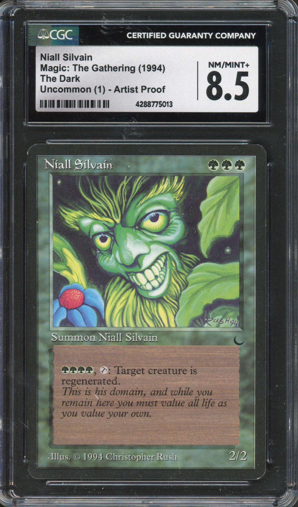 Magic: The Gathering  - Niall Silvain Artist Proof  - The Dark  - CGC 8.5