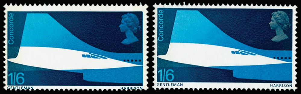 1969 1s6d Concorde. Very fine unmounted o.g. example...