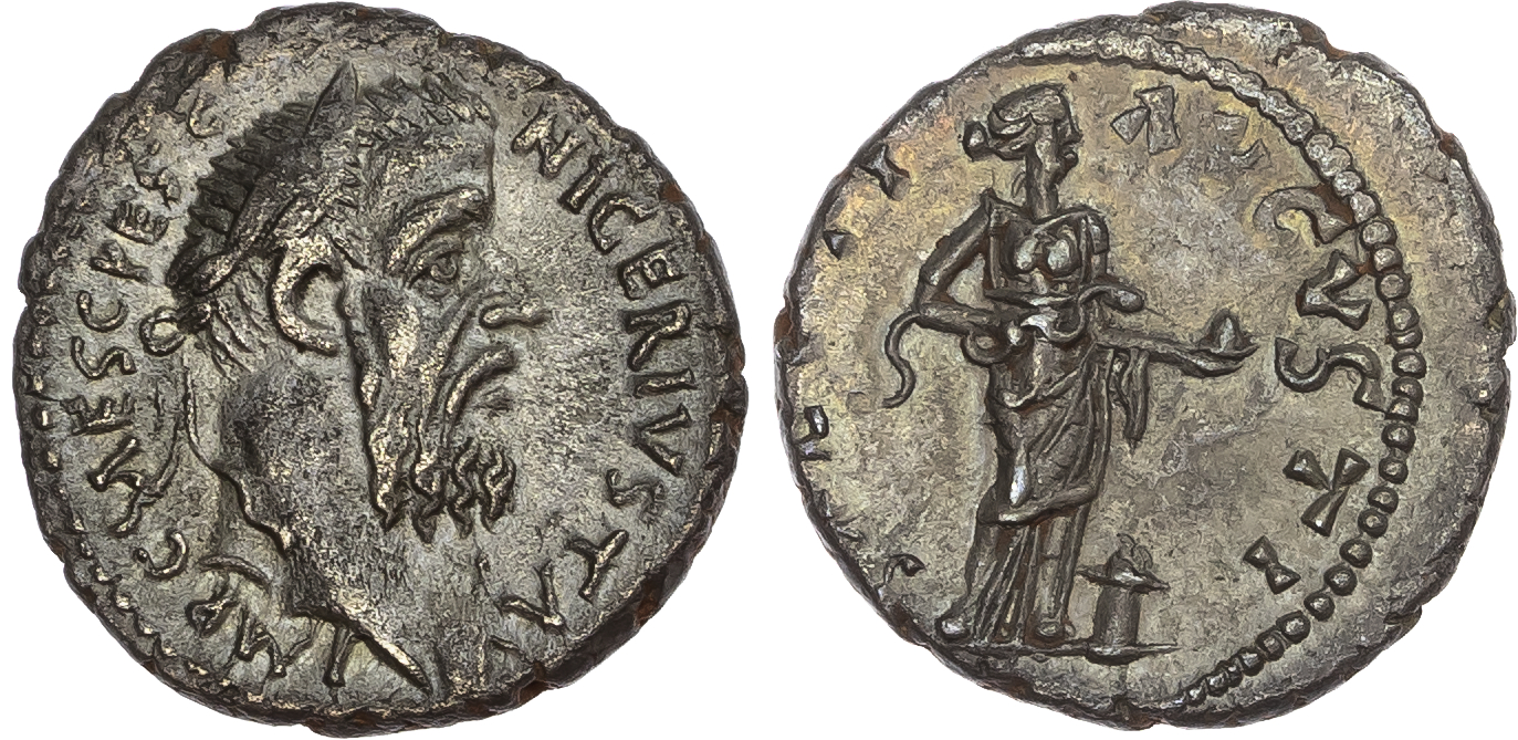Pescennius Niger (AD 193-194) AR Denarius, Caesarea in Cappadocia, 3.13g. 