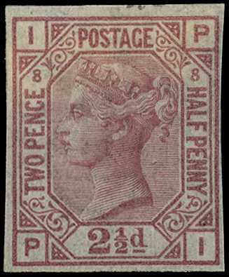 1877 2½d rosy-mauve Plate 8 (PI),...