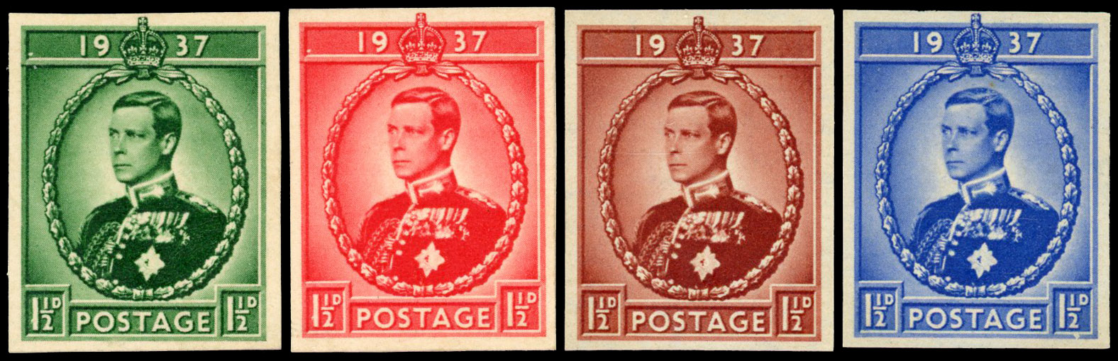 Great Britain 1936 King Edward VIII Coronation essays type H SG 459var 