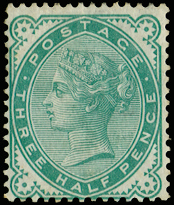 GB 1880 (Mint) SG167var