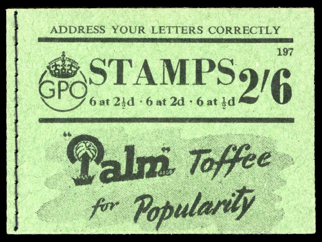 GB 1942 2s6d Booklet (Edition No. 197), SG BD17