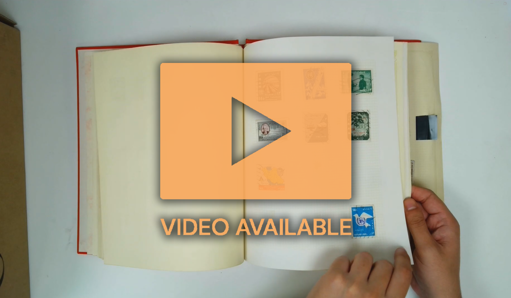 Iran 1860-1950s accumulation in stockbooks in carton