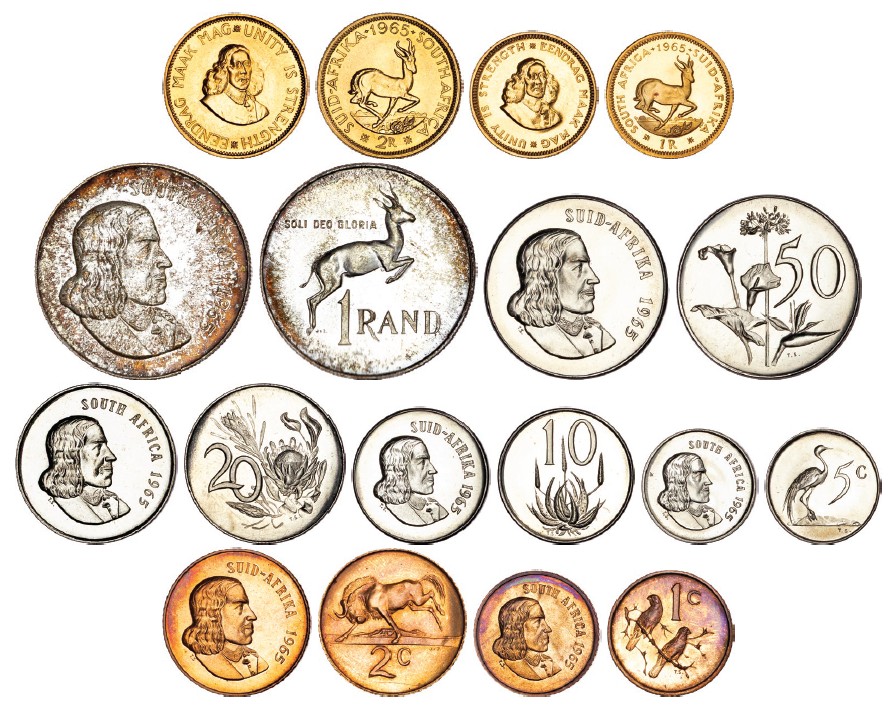 South Africa, Republic, Proof set (9), 1965