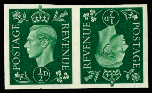 GB 1937 SG 462 imprimatur pair