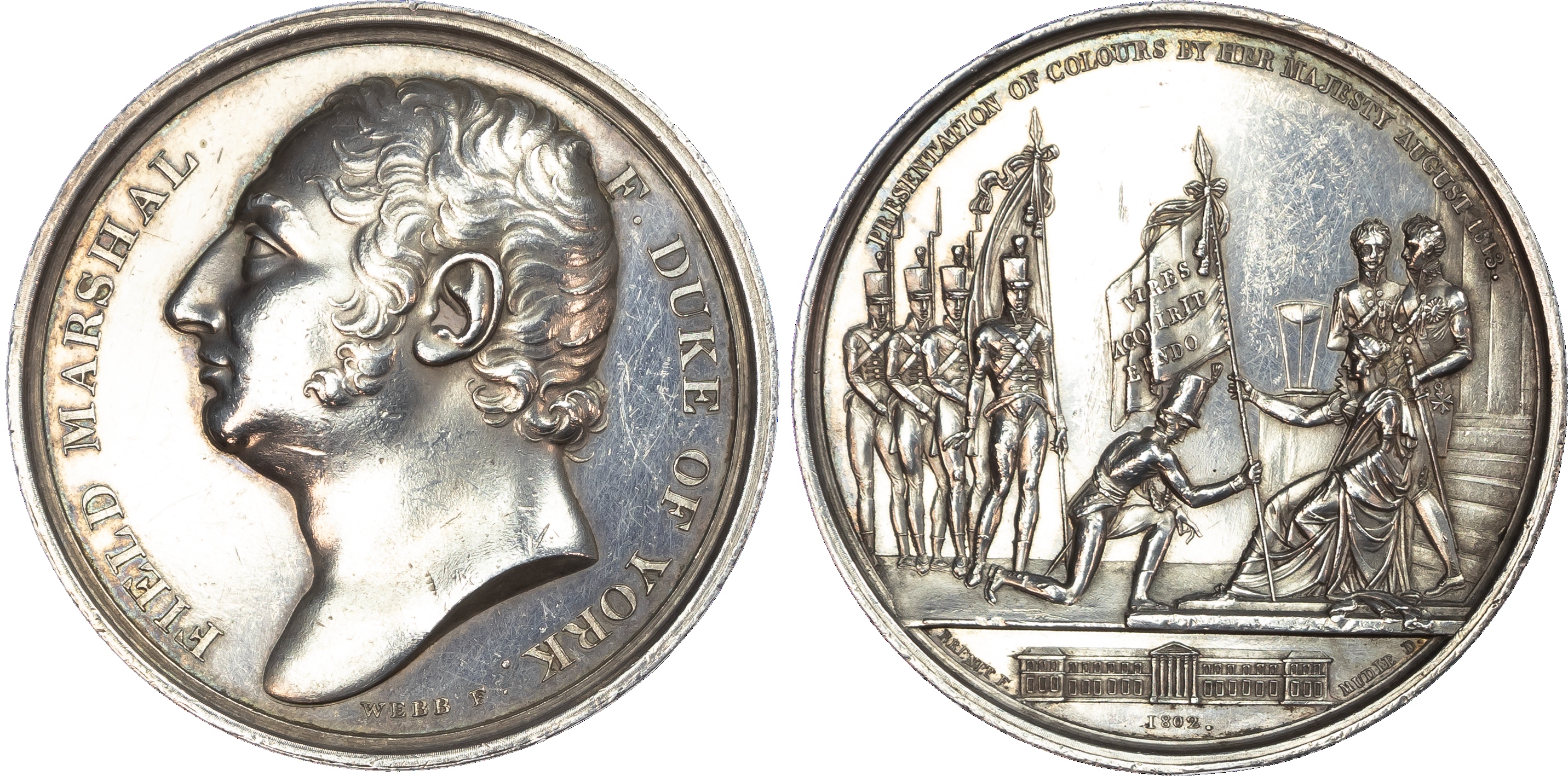 Duke of York, Royal Military Academy, silver medal