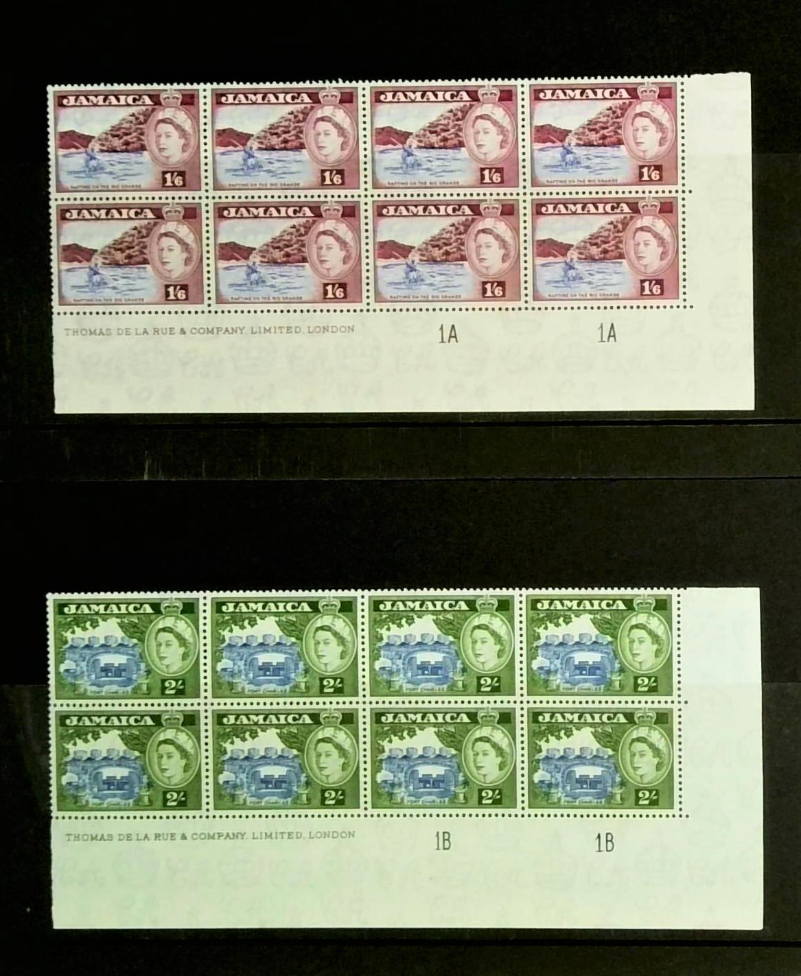 1945-1990 (circa) collection of plate blocks...