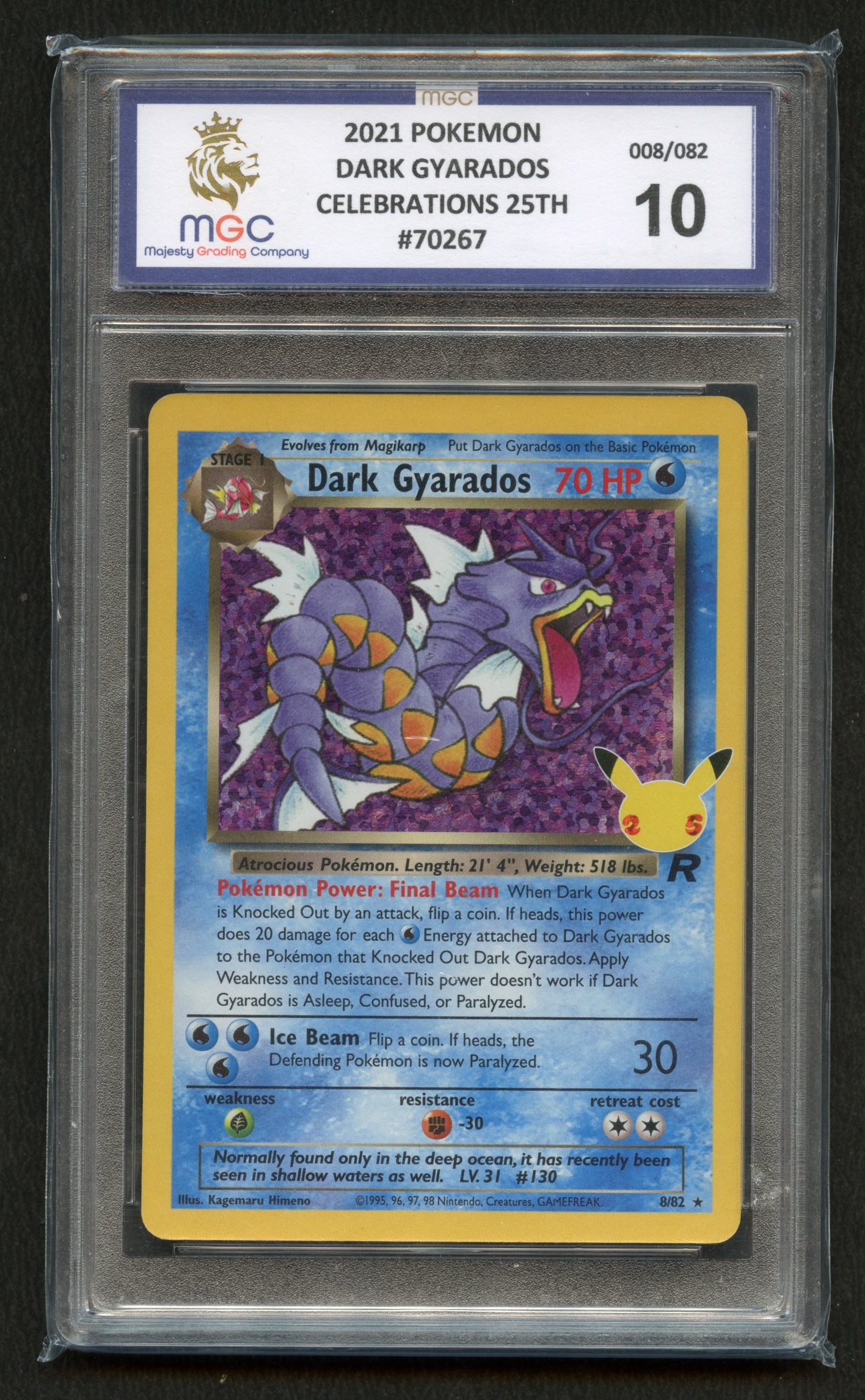 MGC 10 Dark Gyarados Celebrations