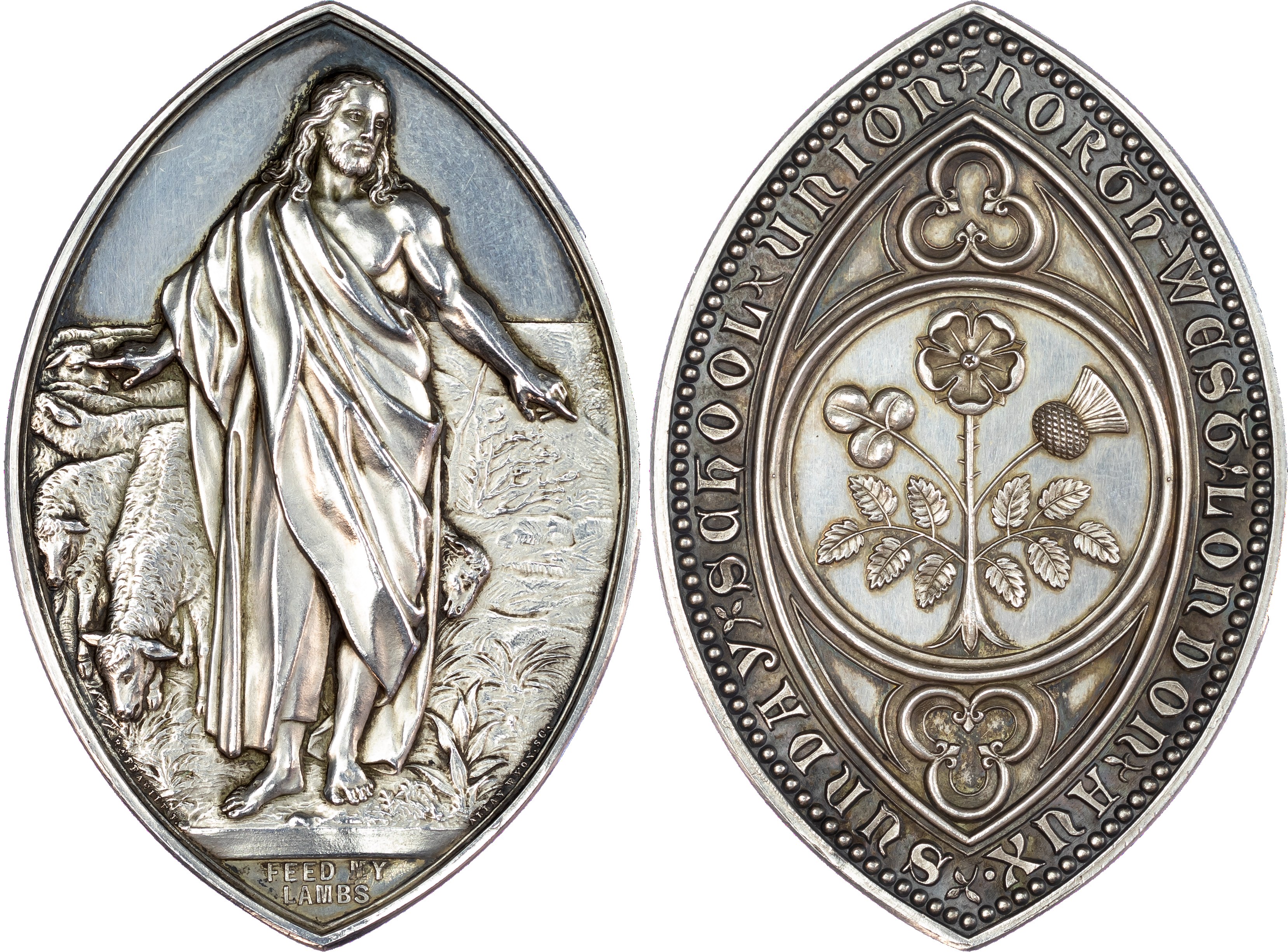 Sunday School Union North‑West London Aux, 1895, Silver Prize Medal