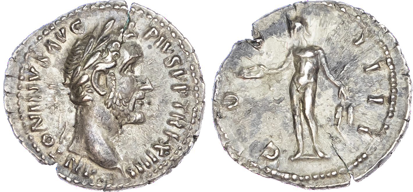 Antoninus Pius (AD 138-161) AR Denarius, Rome, AD 150-151, 3.21g.