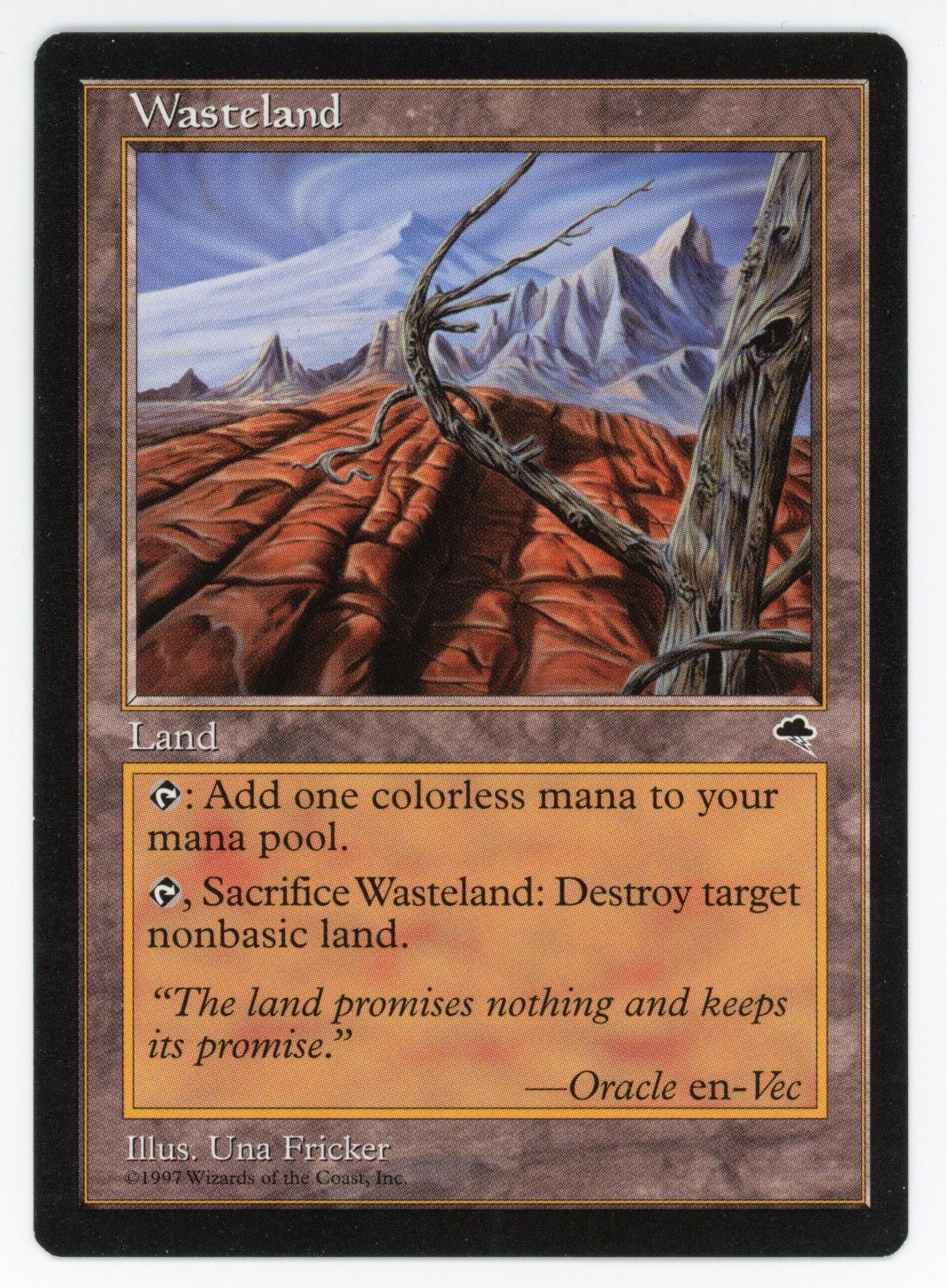 Magic The: Gathering  - Wasteland   - Tempest  - 10