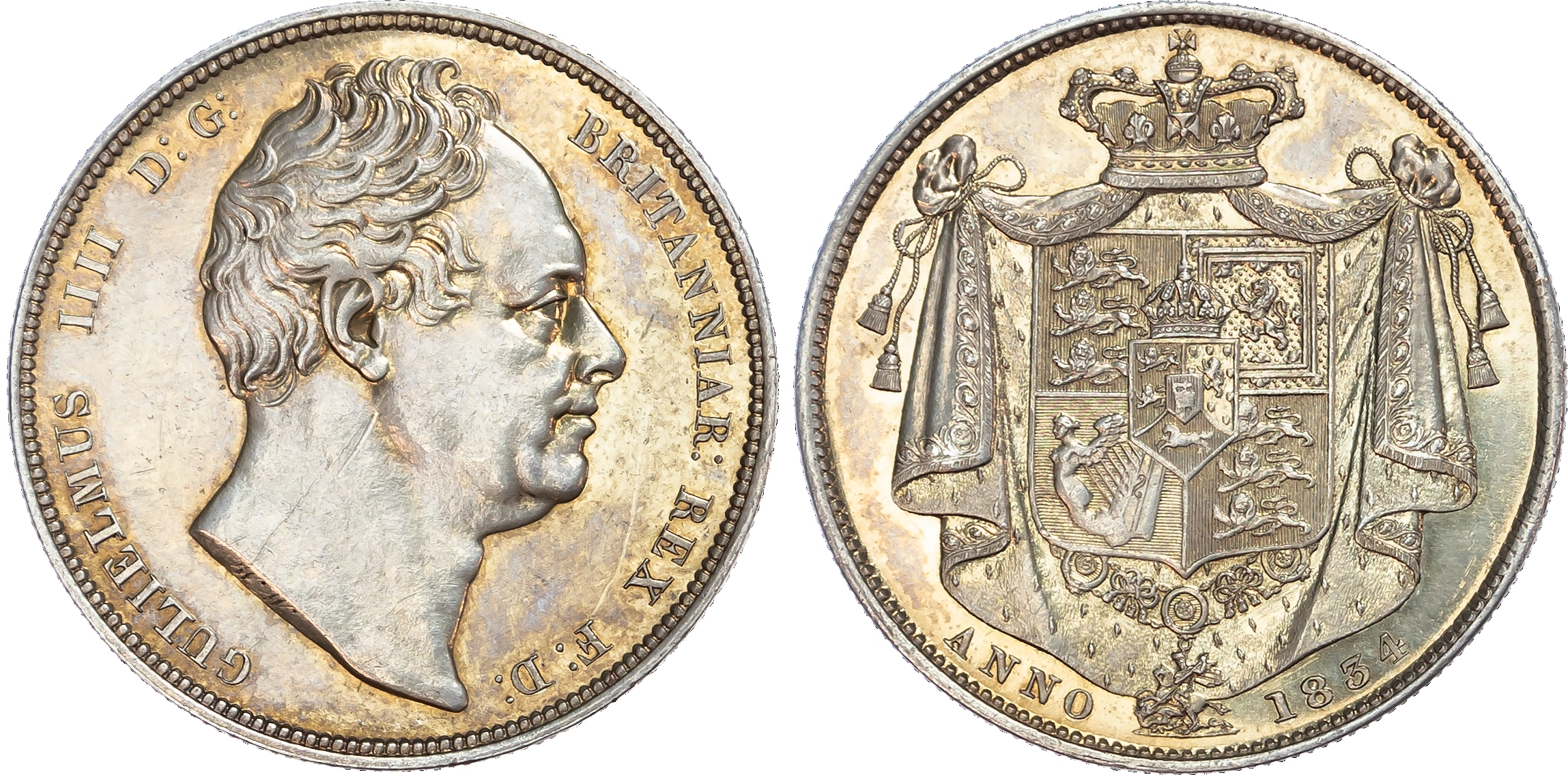 William IV (1830-37), Halfcrown 1834.
