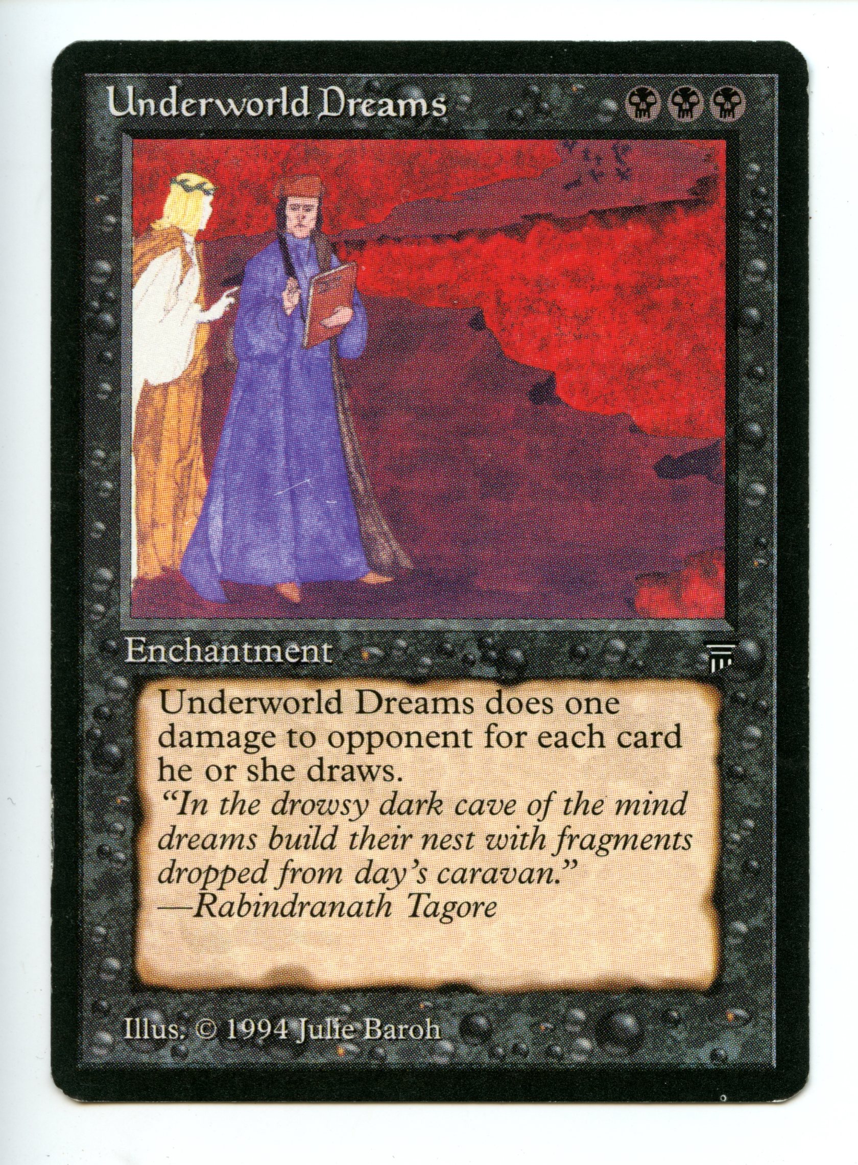 Magic the Gathering - Underworld Dreams   - Legends - Moderately Played