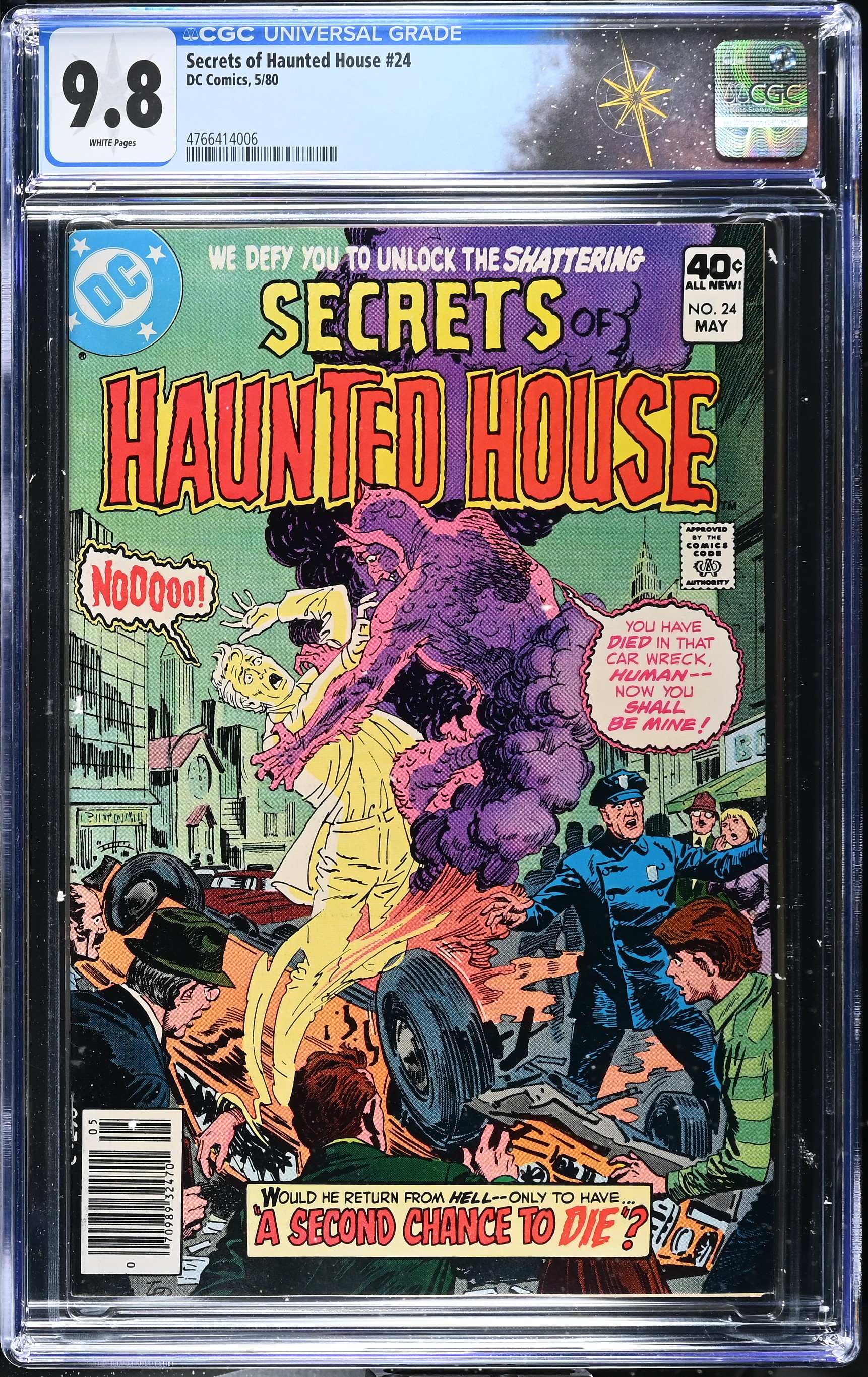 Secrets of Haunted House #24 CGC 9.8 Highest Grade on the Census (DC Comics, 1980) White Pages