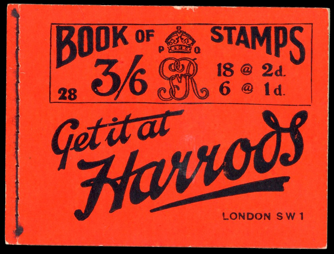 Great Britain SG BB30 3s6d booklet complete