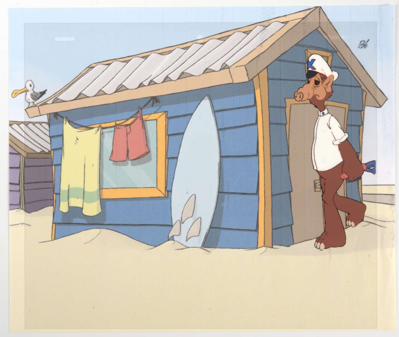 Alf Tales Original Hand Painted Production Cel (DIC Animation, 1988-1989) Total 2