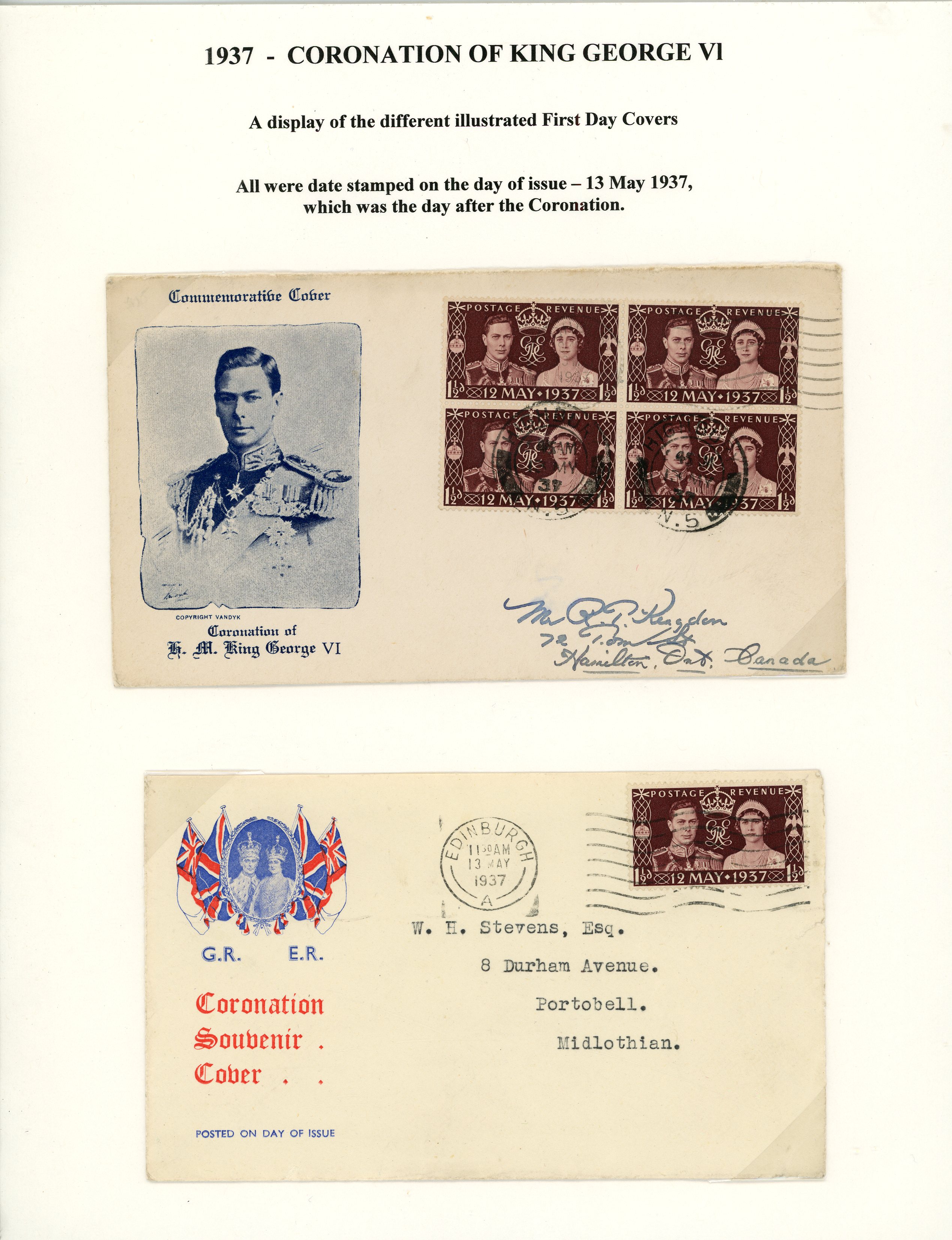 Great Britain 1937 Coronation...