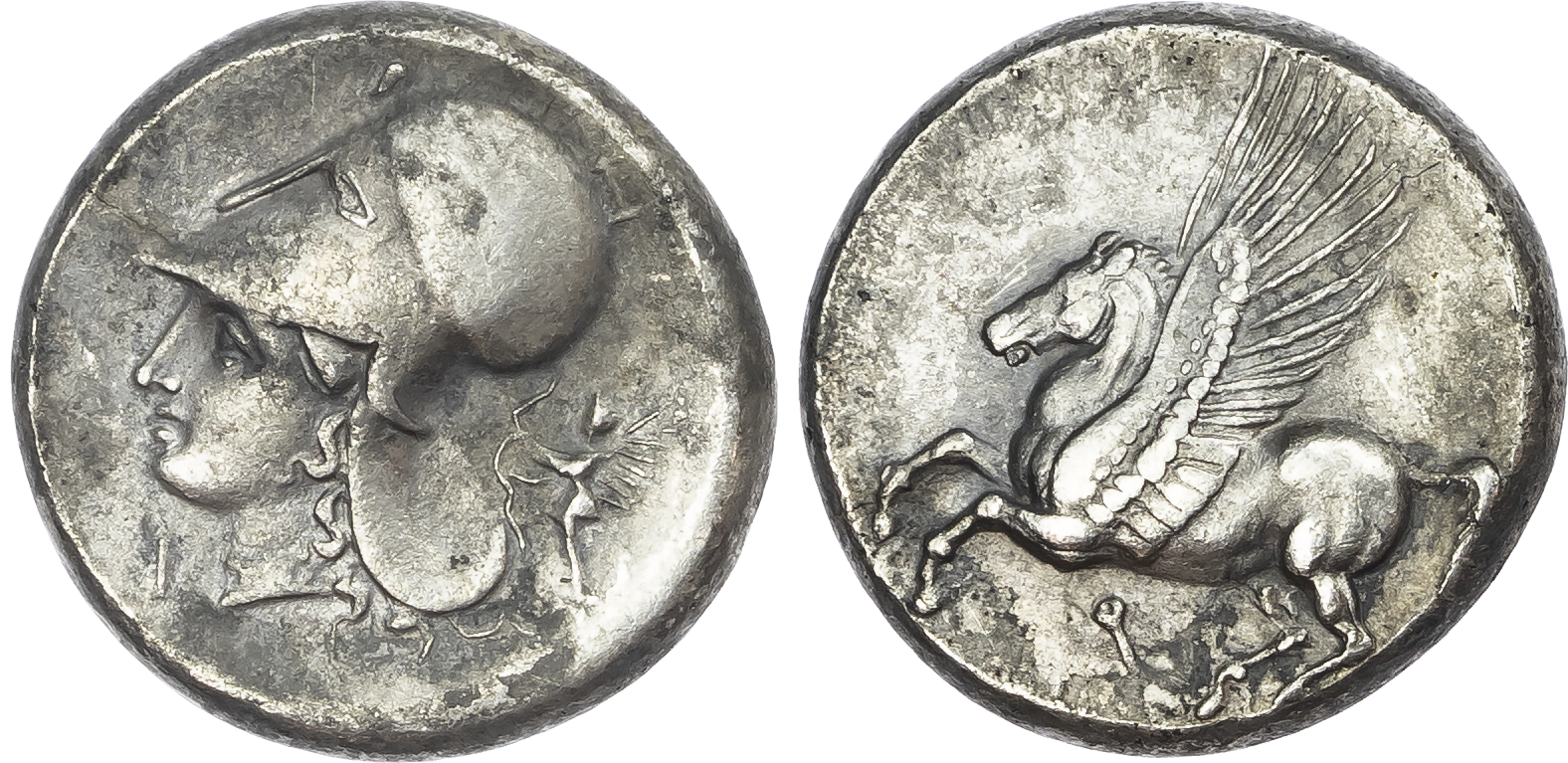 Corinthia, Corinth (c. 275-300 BC) AR Stater, 8.45g. 