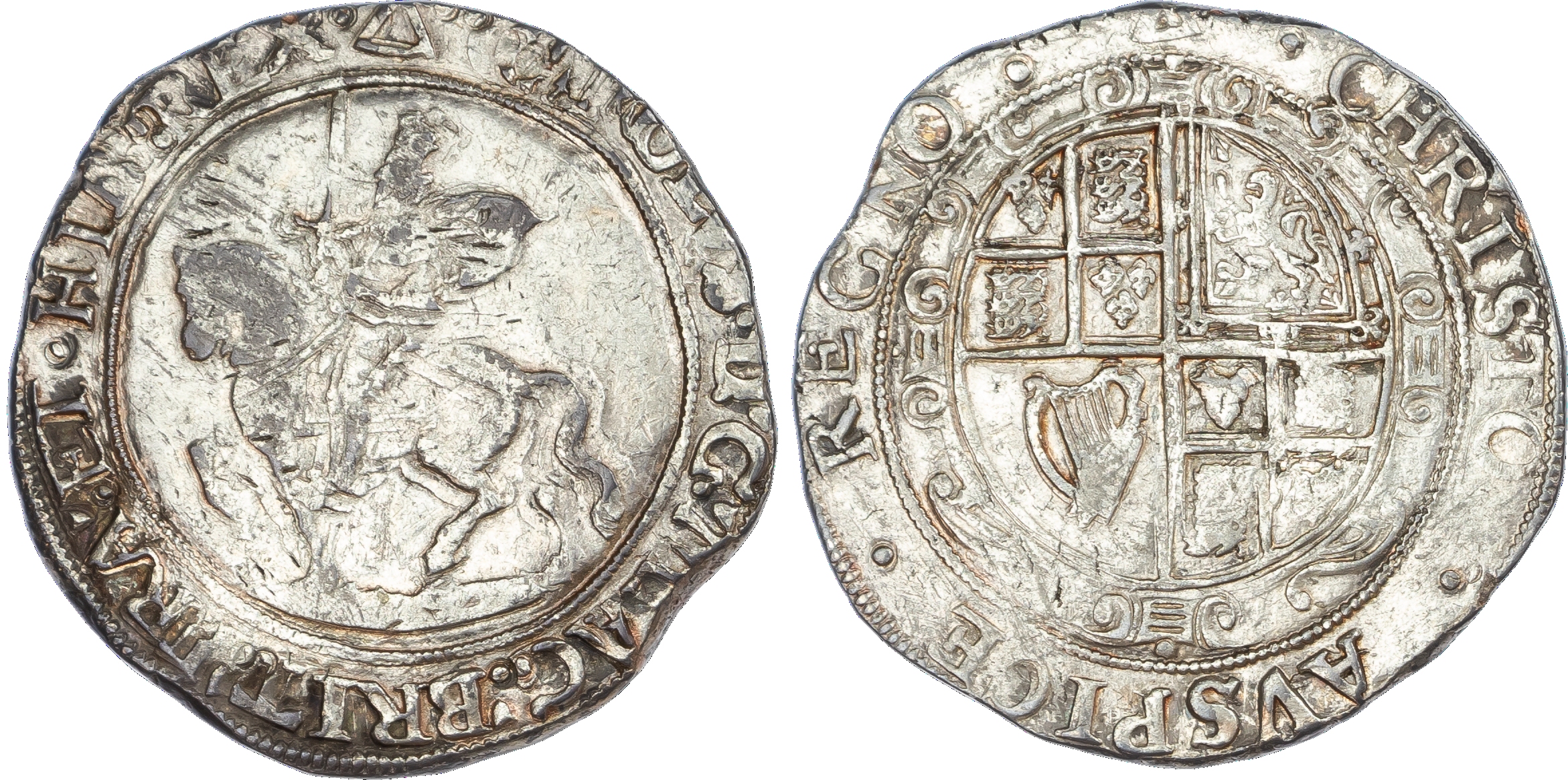 Charles I (1625 ‑1649), AR Halfcrown, 15.10gm., Tower Mint