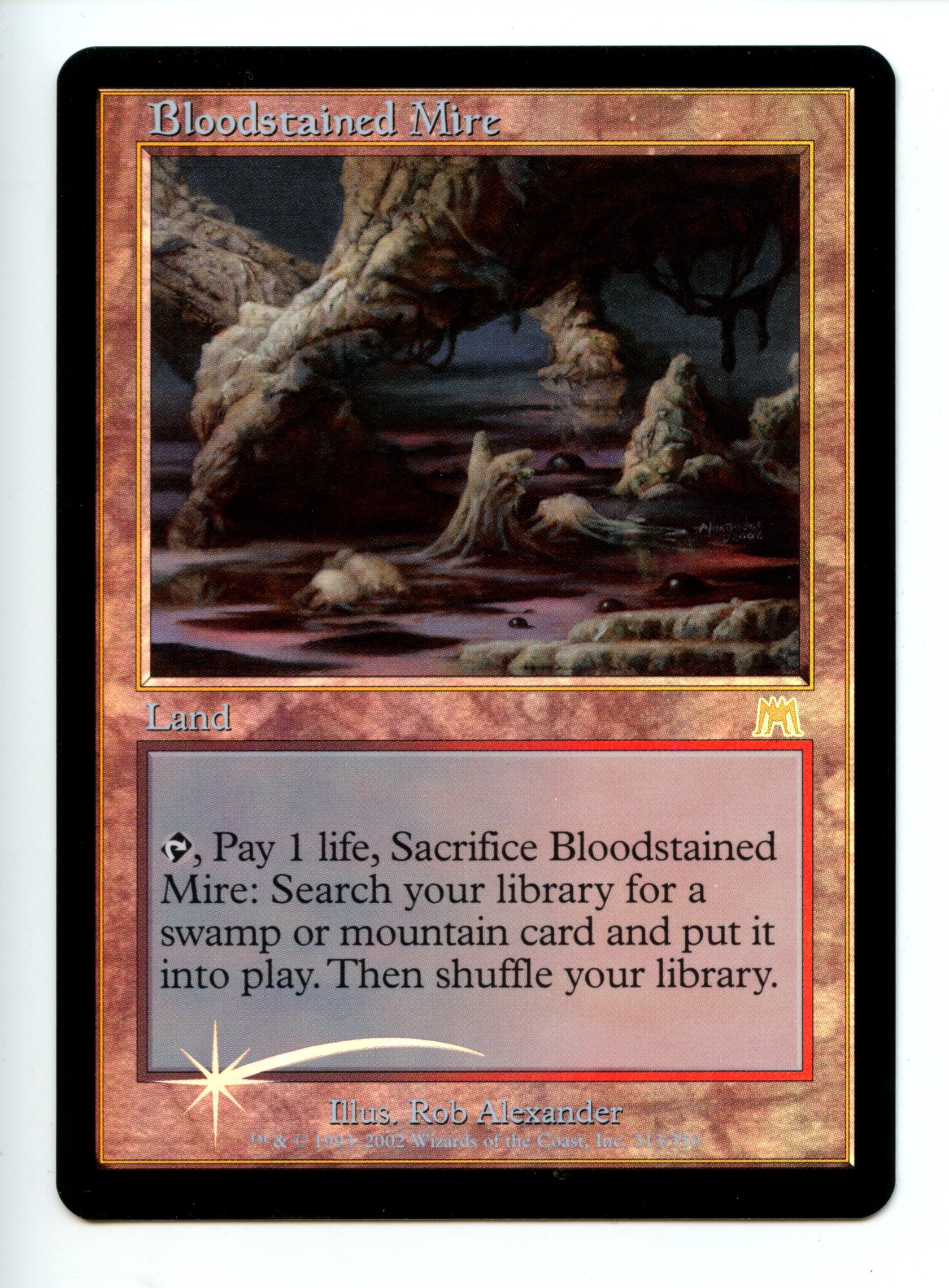 Magic The Gathering - Bloodstained Mire FOIL - Onslaught - Near Mint