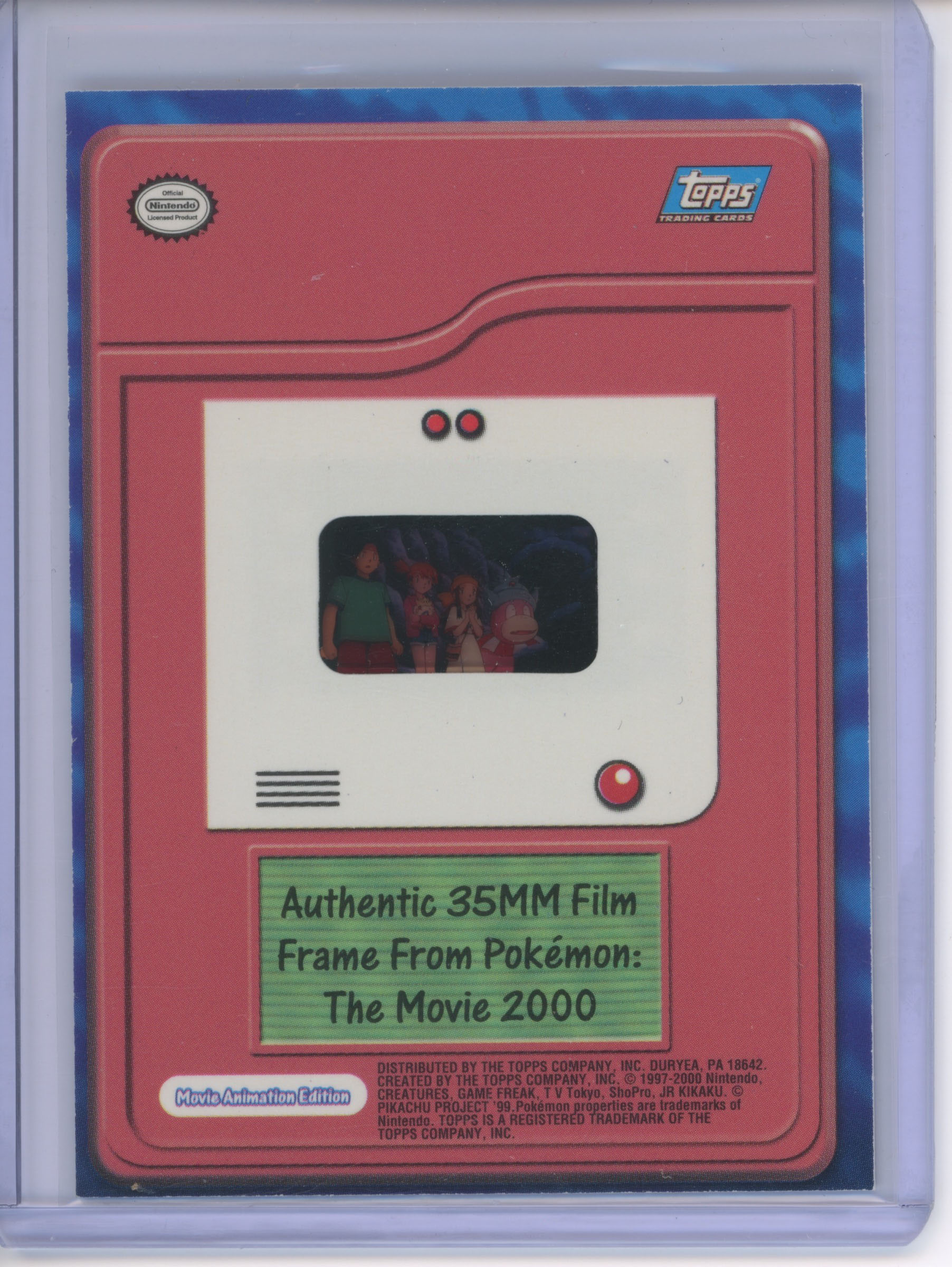 Pokémon Topps - Authentic Film Cell - Pokémon The Movie 2000