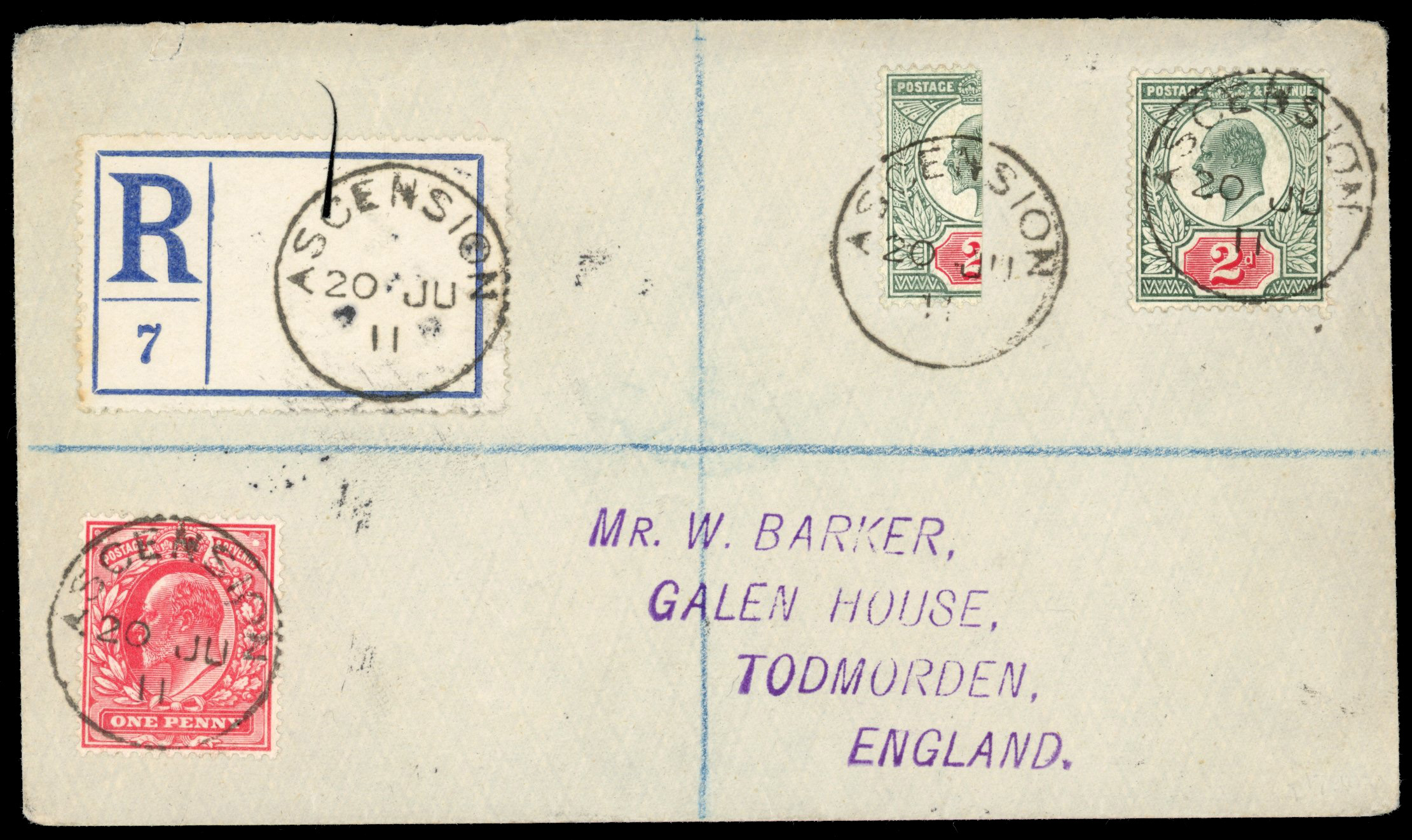 Ascension Postal History small group