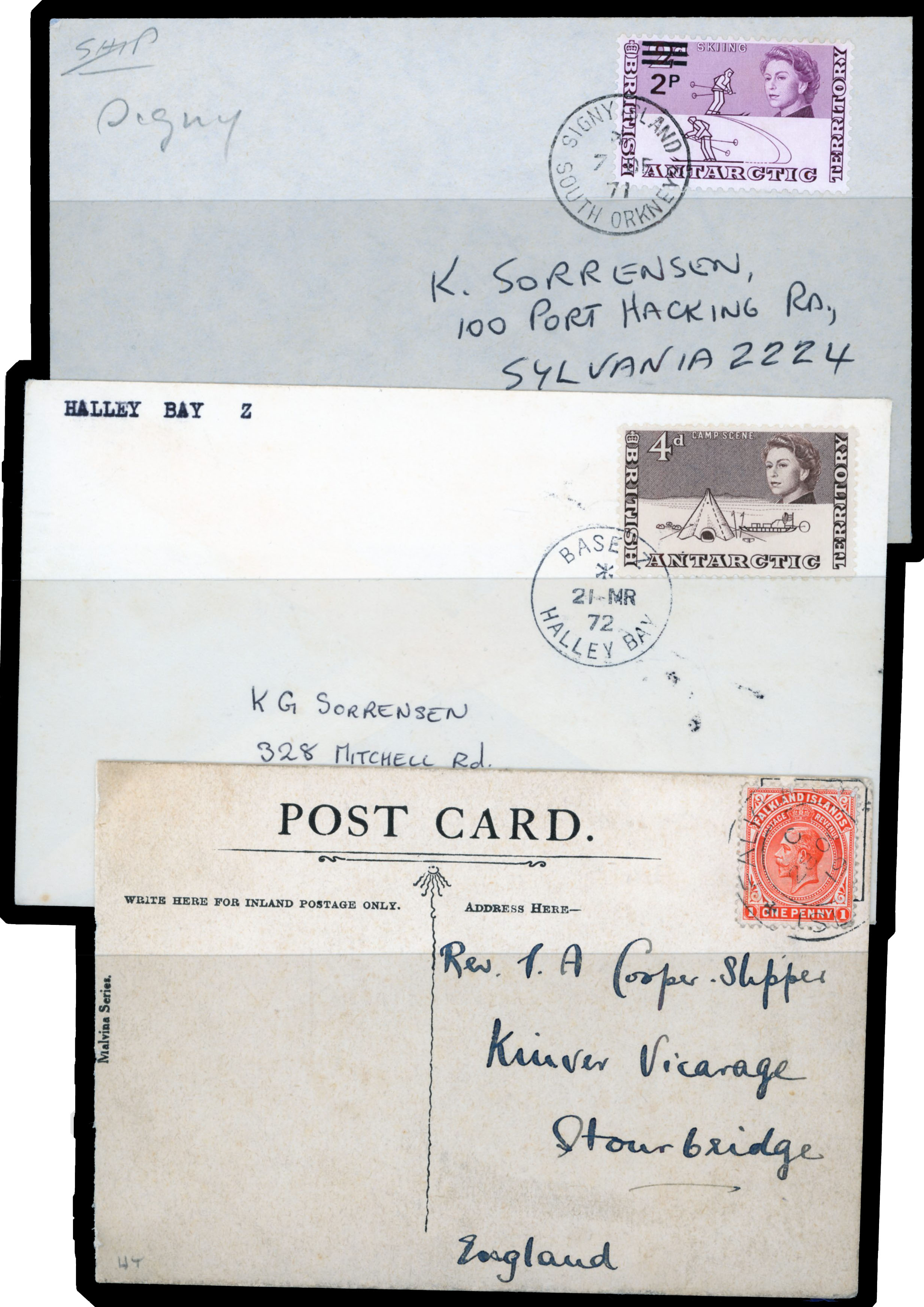 Falkland Islands & South Atlantic postal history collection