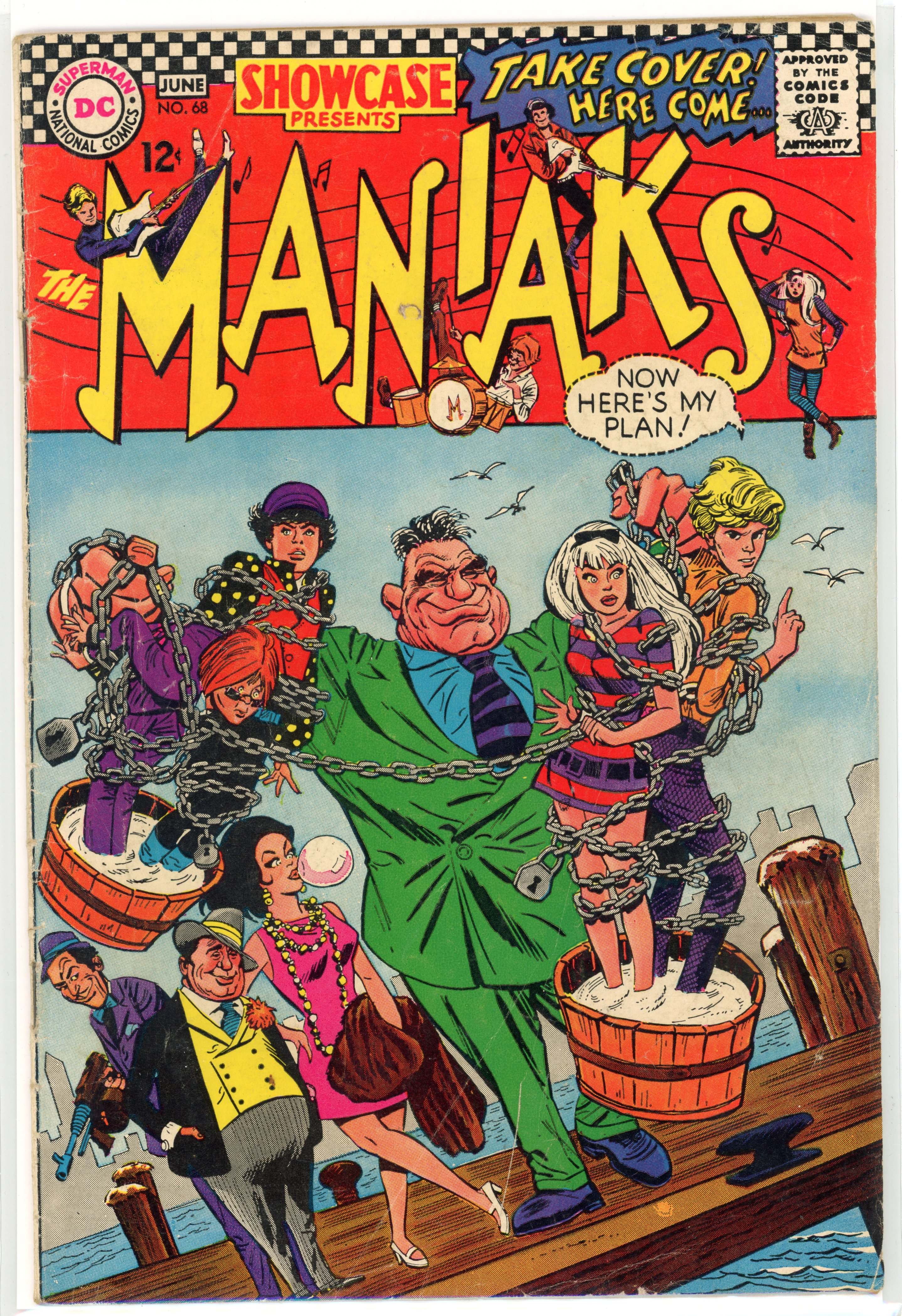 Showcase #68 (DC Comics, 1967) First appearance of the Maniaks