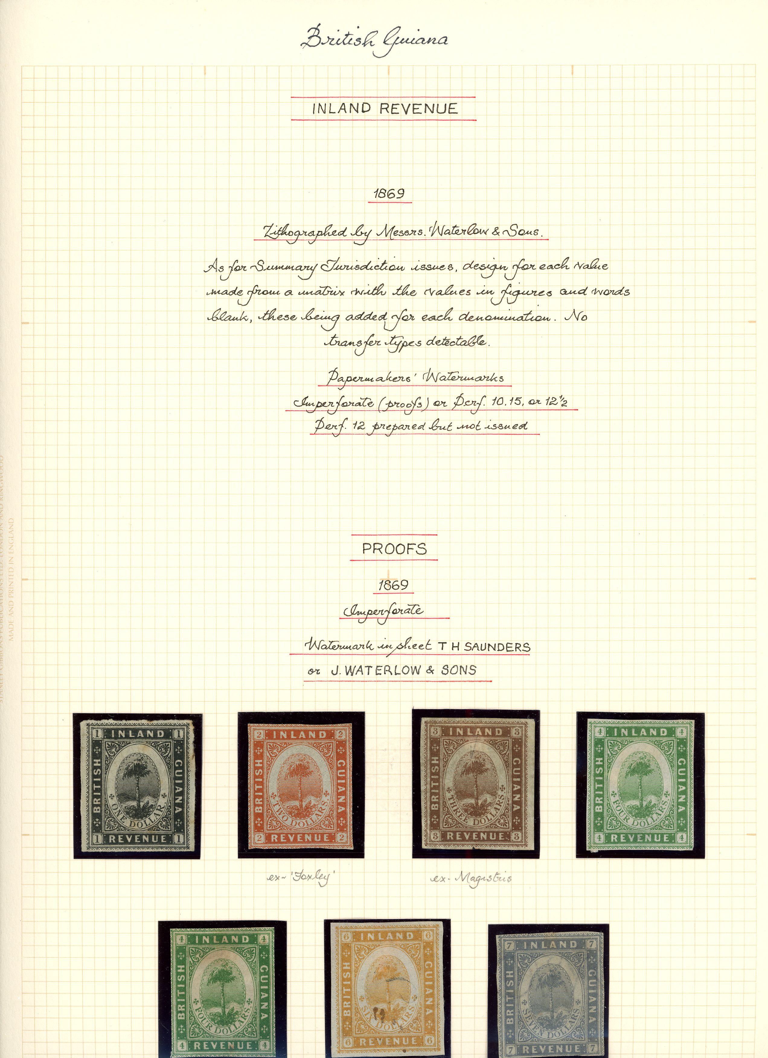 Inland Revenue: 1869-78 Group of 18...