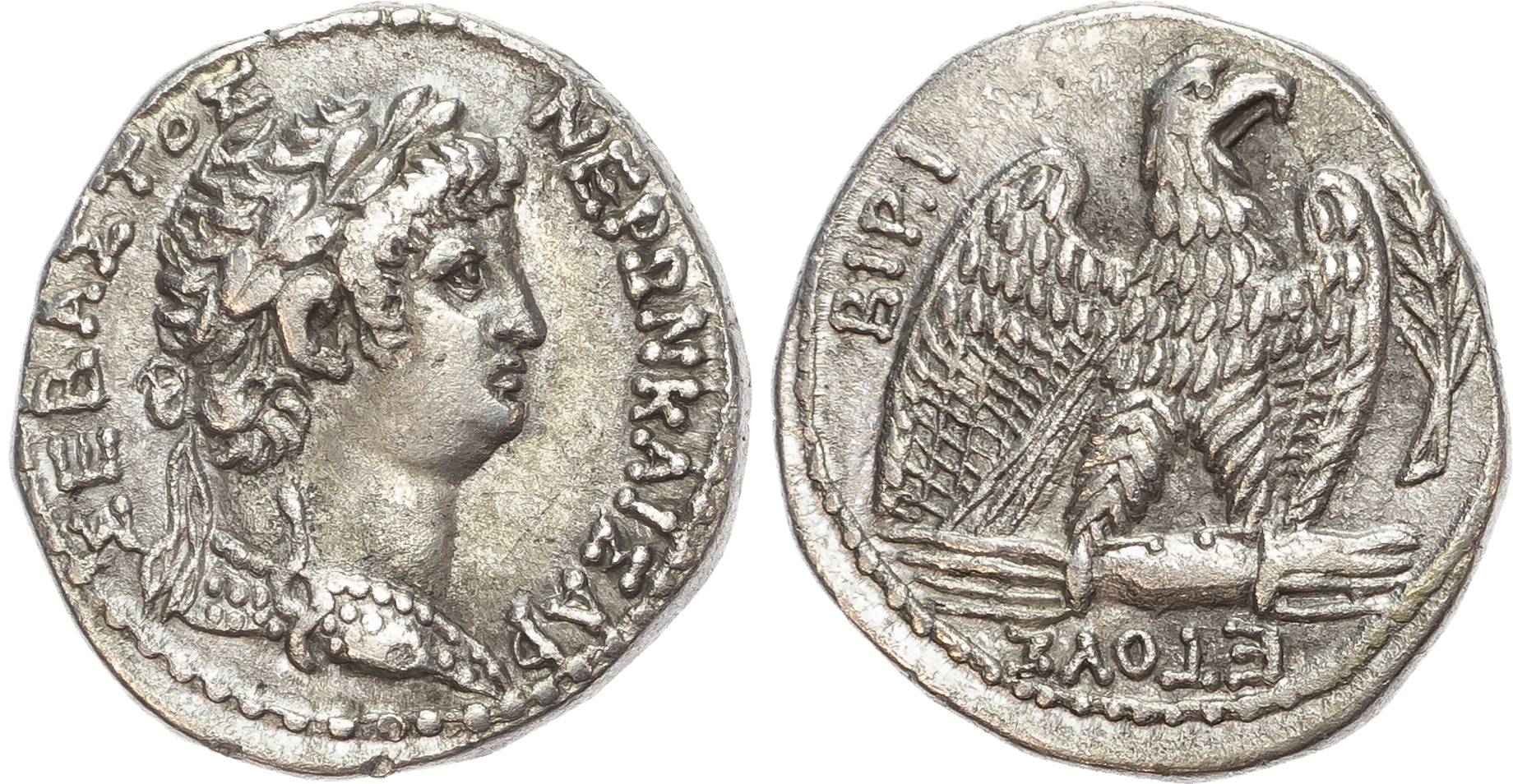 Nero (AD 54-68), AR Tetradrachm, Antioch, AD 63/4), 14.27g. 