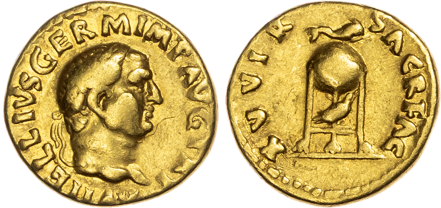 Vitellius (AD 69) AV Aureus, Rome, 7.19g.