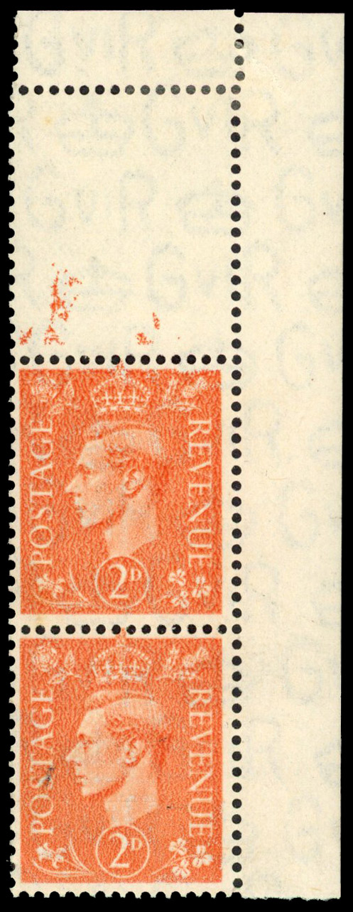 GB SG 488 1941 2d dry print mint
