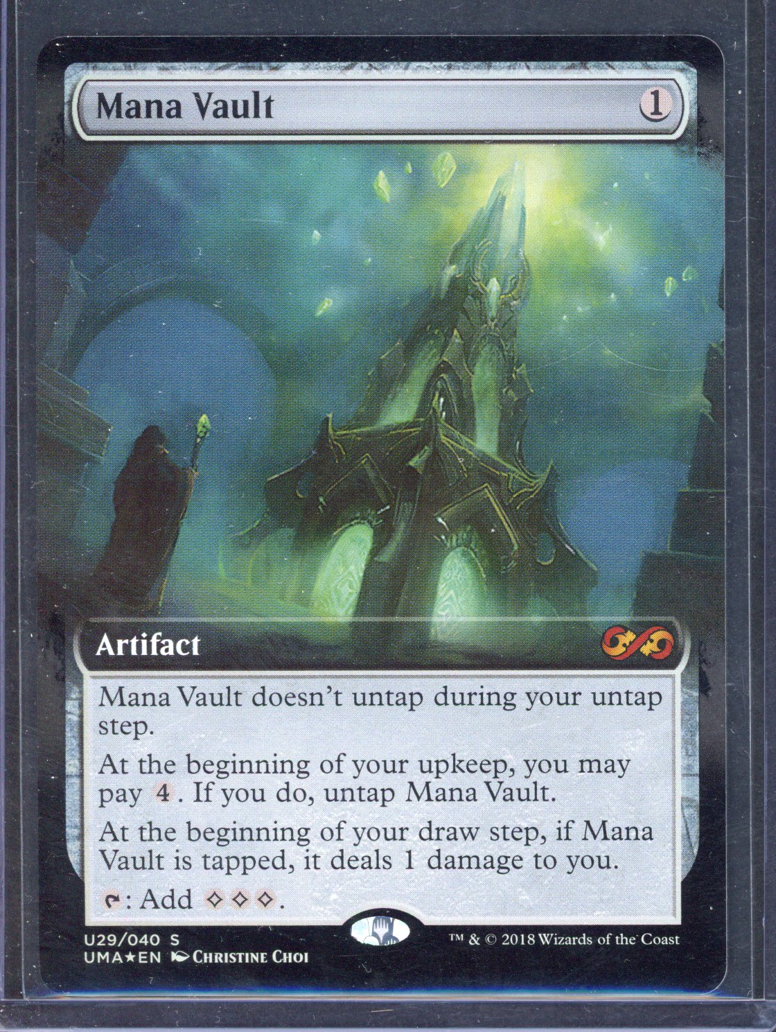 Magic the Gathering - Mana Vault Extended Art Foil - Ultimate Masters - Near Mint
