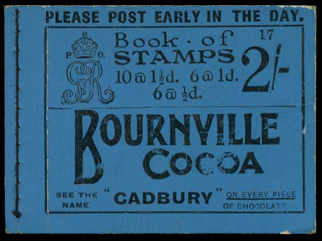 1925 (January) 2/- booklet (#17), perfs good...