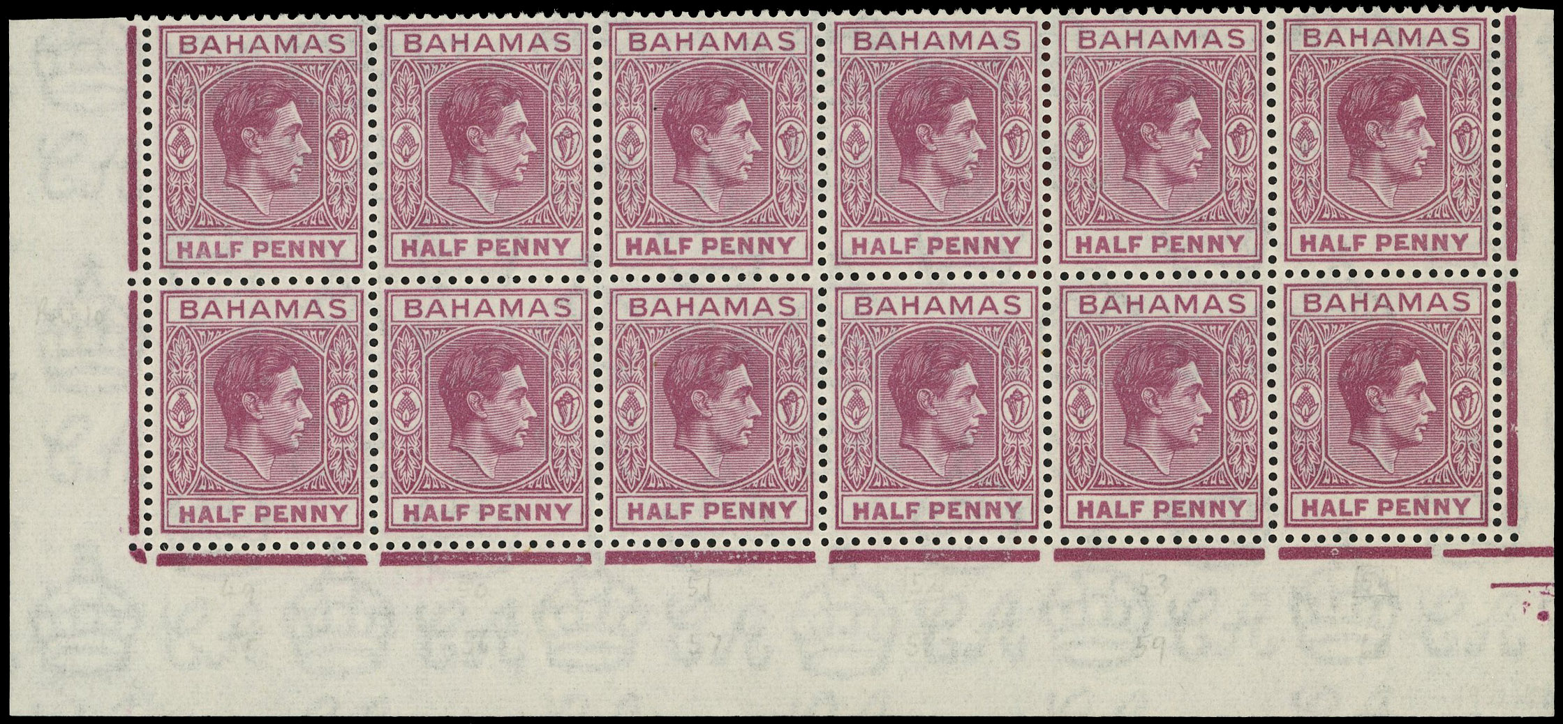 Bahamas SG 149ec block mint