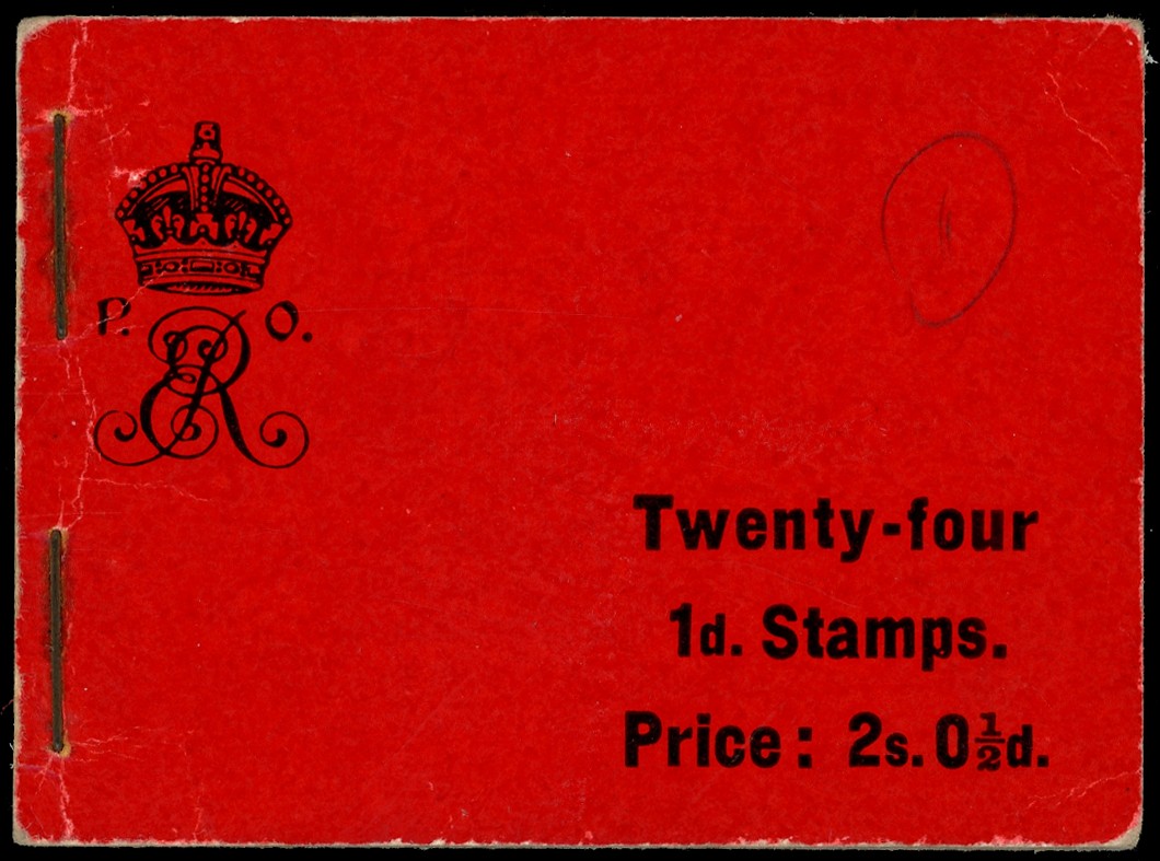 1904 (Mar) 2s. red cover booklet.