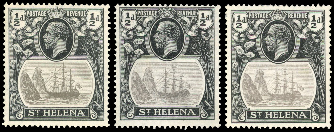 St Helena SG 97c, f, hc mint