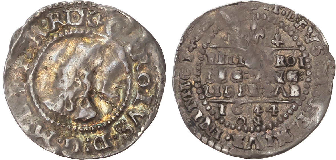 Charles I (1625-1649), Civil War Issues, Oxford, AR Halfgroat 1644.