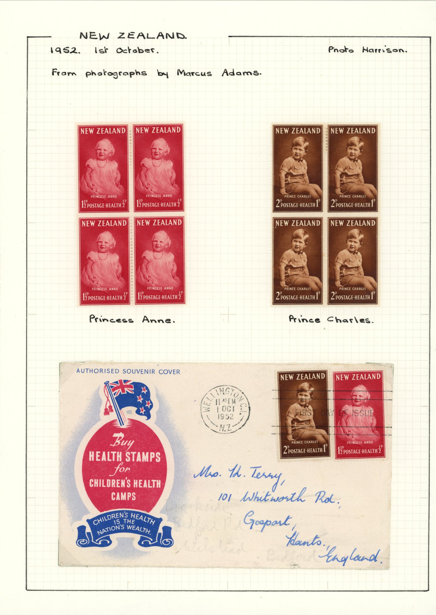 1952-3 Health issues collection on leaves....