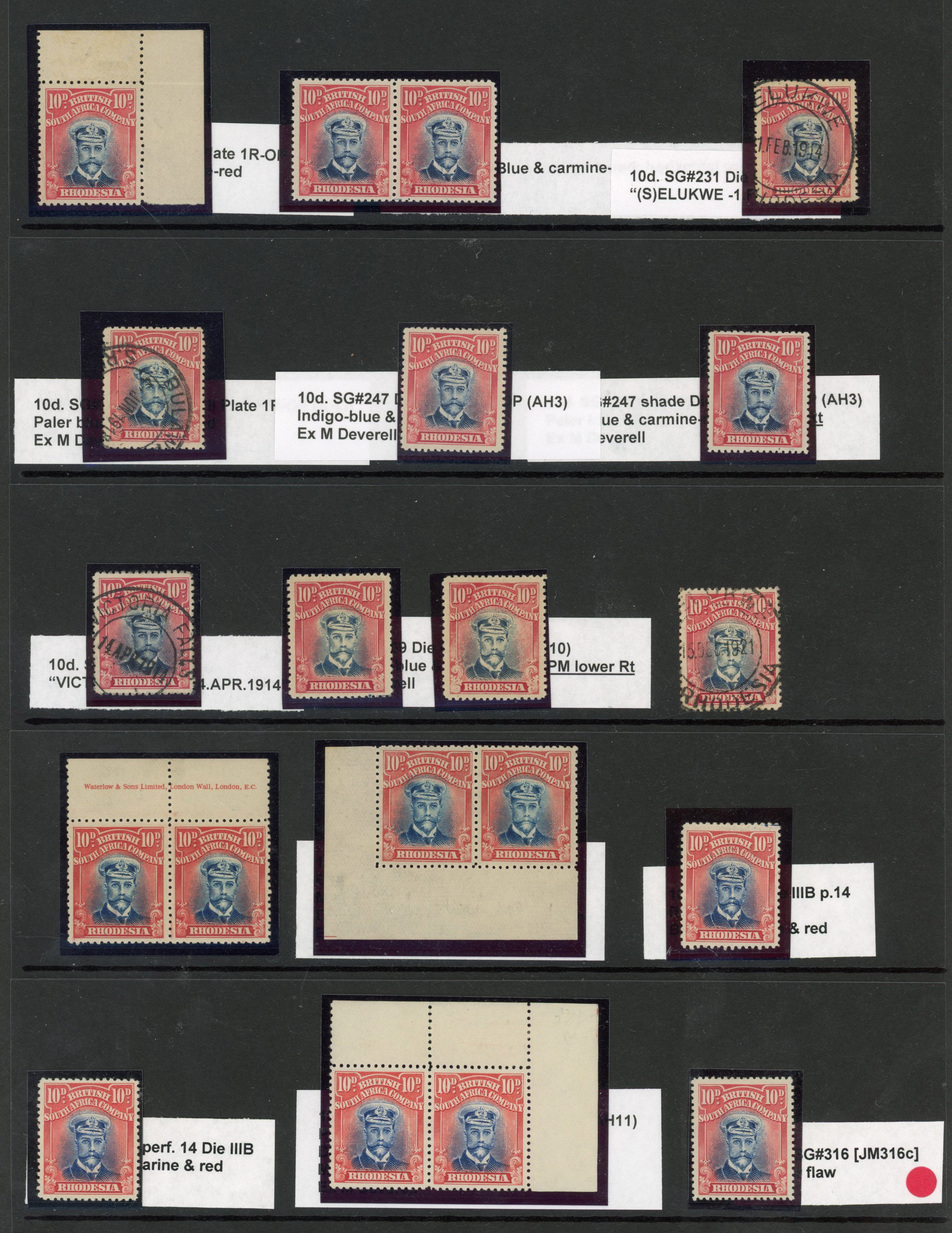 Rhodesia 10d balance group