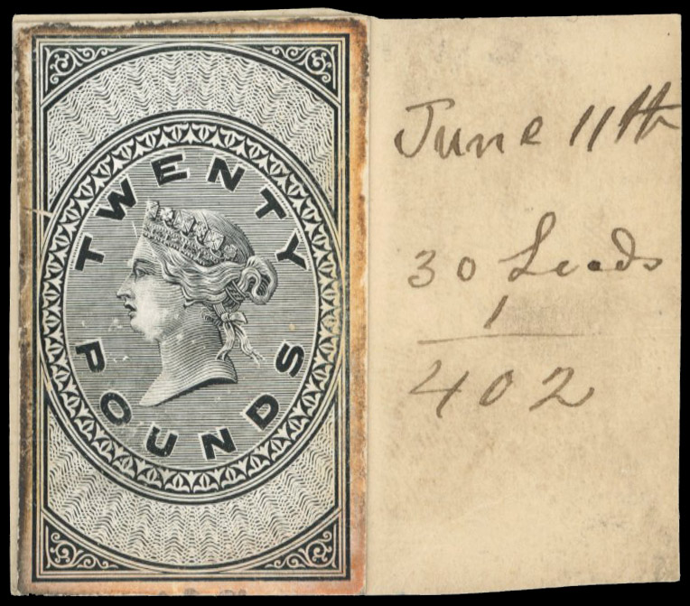 GB Unappropriated Dies £20 Die Proof