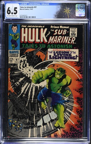 Tales to Astonish #97 CGC 6.5 Stan Lee story, Marie Severin & Herb Trimpe cover & art (Marvel Comics, 1967)