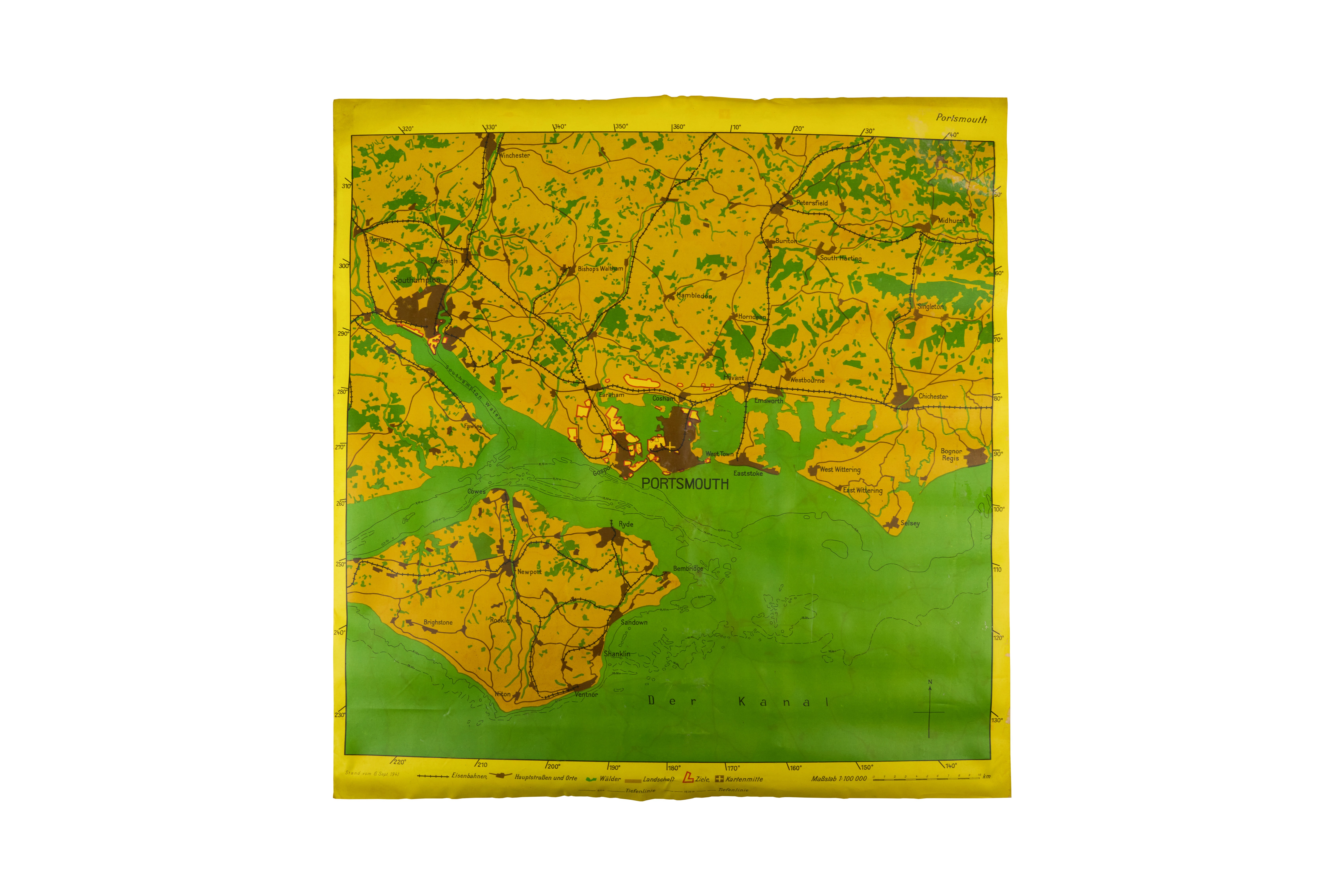 <p>Luftwaffe Target Map</p>