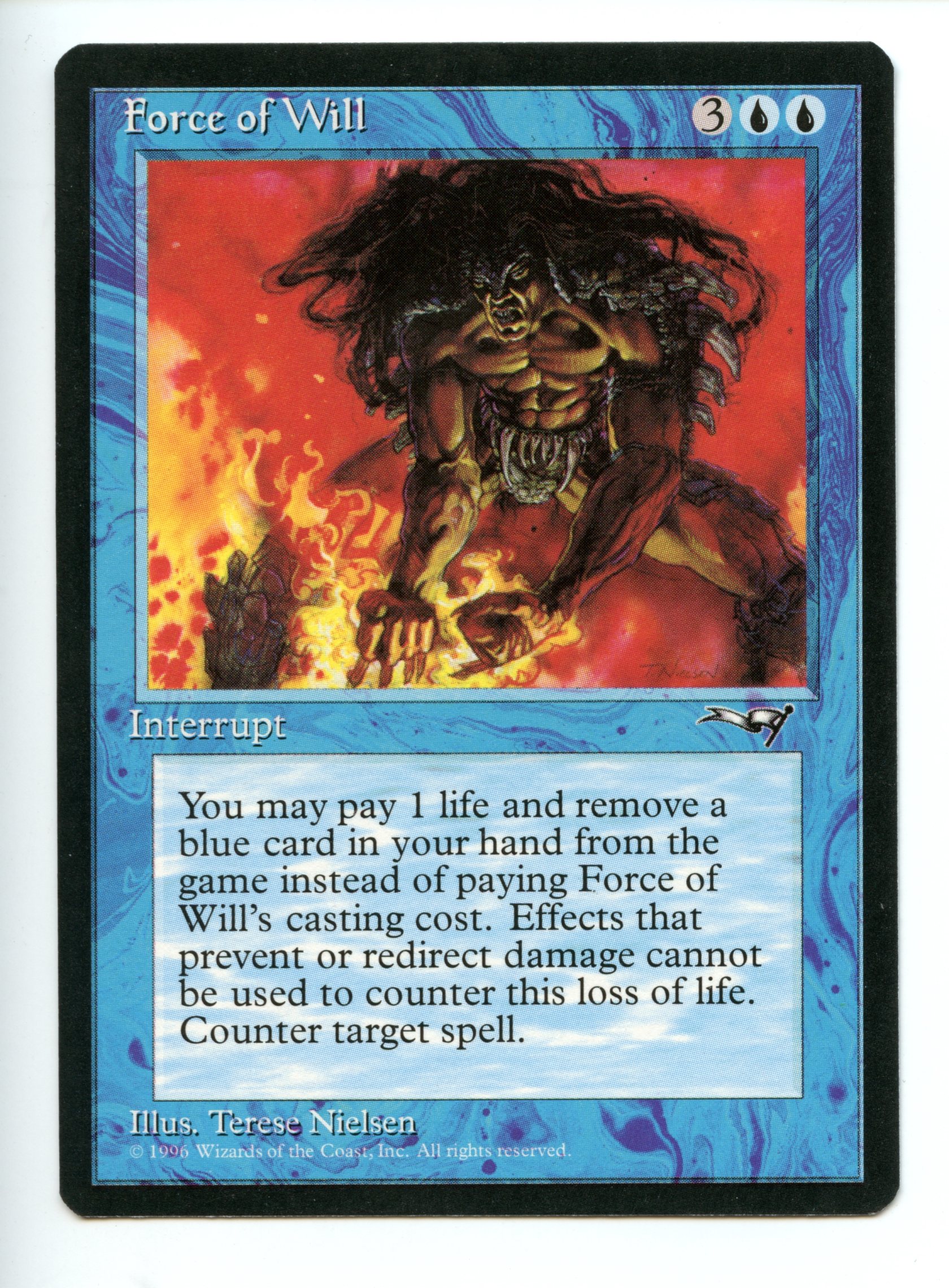 Magic the Gathering - Force of WIll  - Alliances - Near Mint
