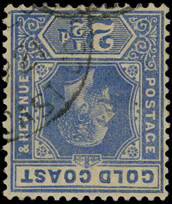 1913-21 Multiple Crown CA, 2½d blue, 'WATERMARK INVERTED AND REVERSED', fine used