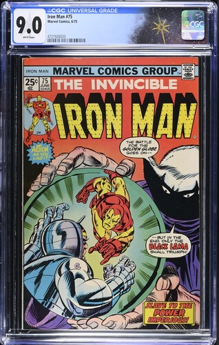 Iron Man# 75 CGC 9.0 "Slave to the Power Imperious!" (Marvel Comics, 1975) White pages
