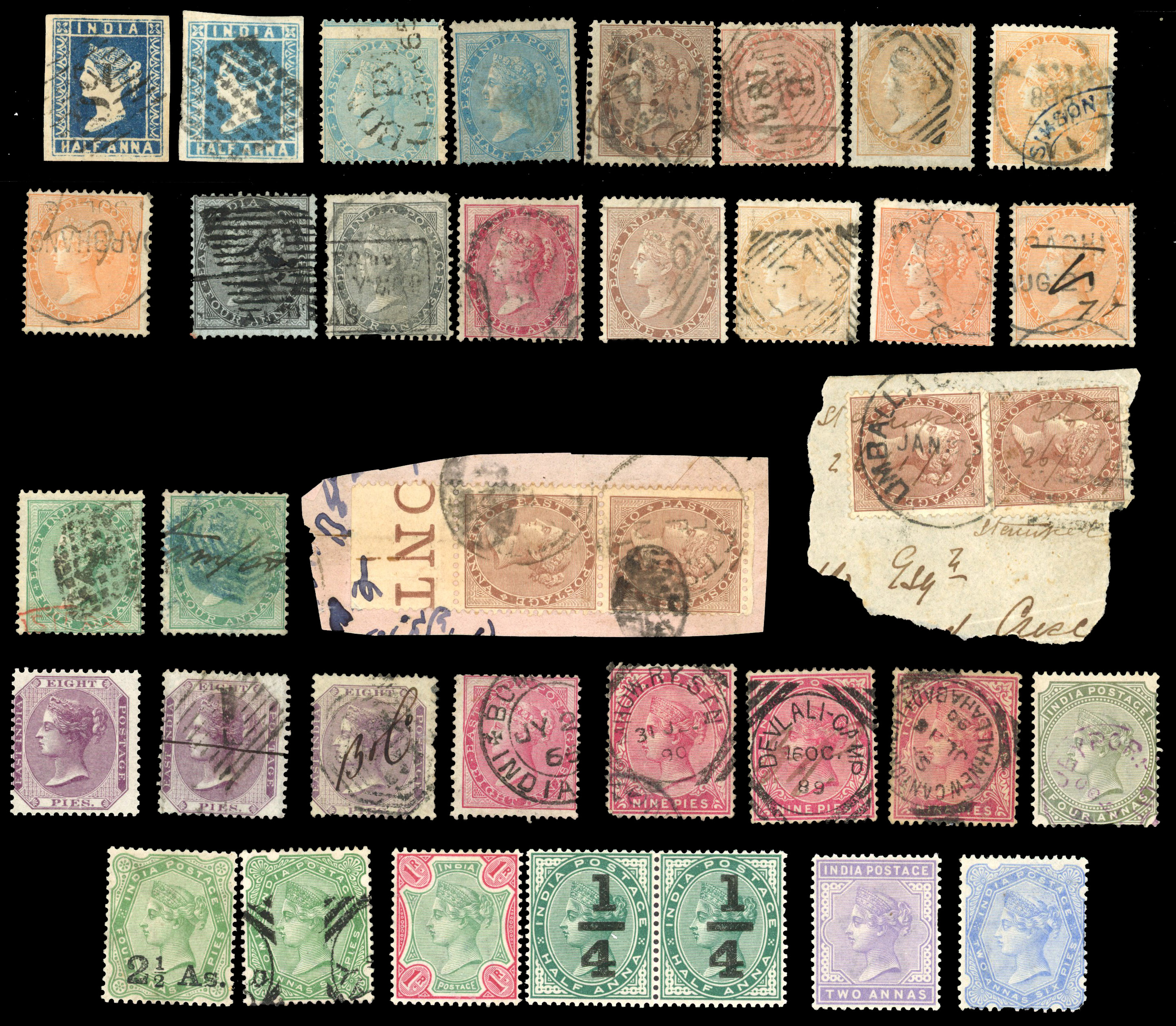India QV-KGV collection