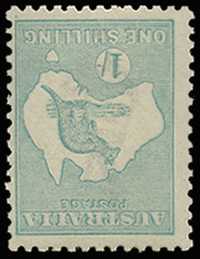 1915-27 1s blue-green, die II, wmk 6, variety...